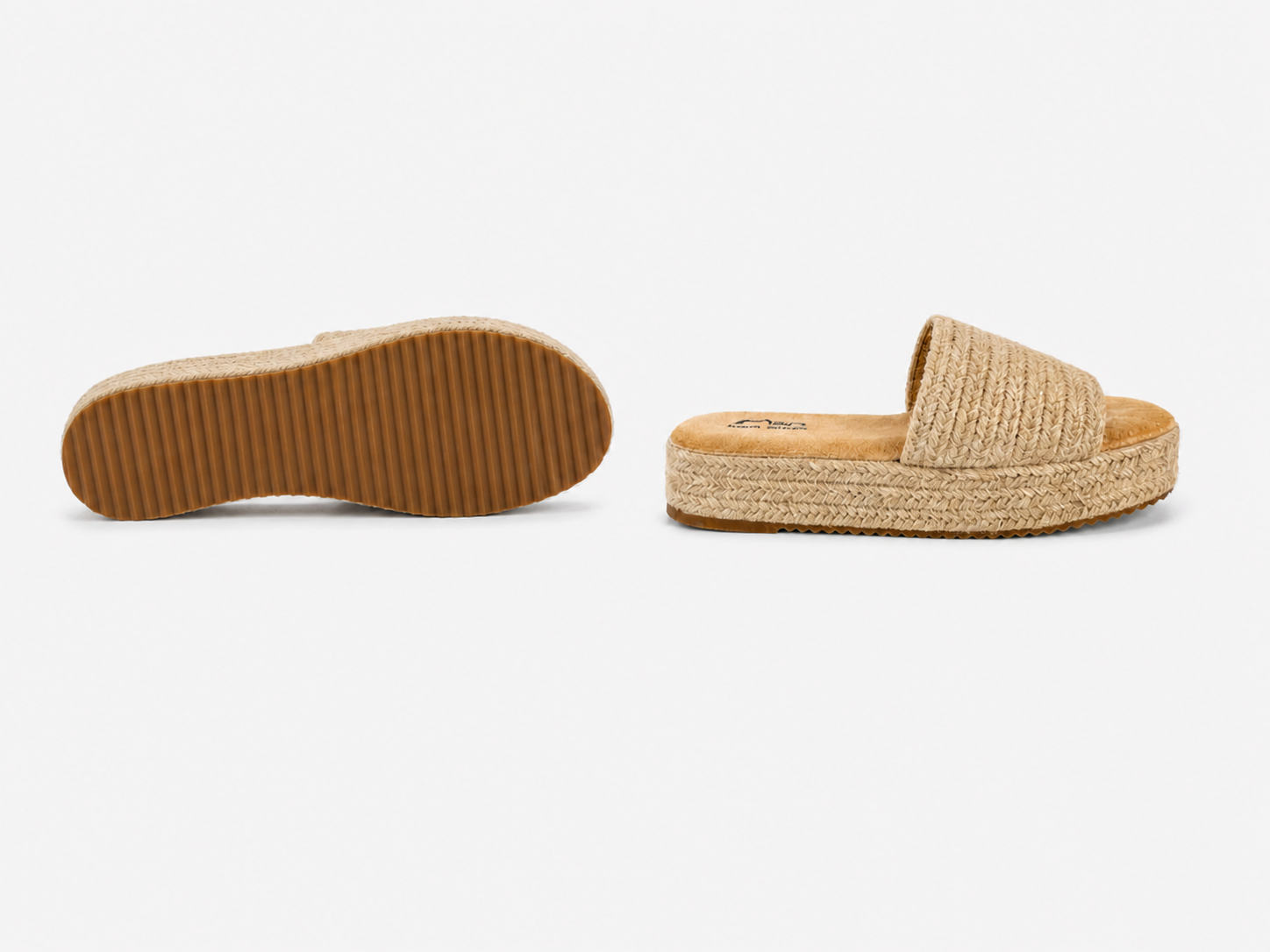 Sandalias de plataforma estilo esparto para mujer｜Cómodas, ligeras y antideslizantes｜Perfectas para verano