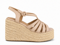 Sandalias de tacón ancho para mujer | Tiras finas con hebilla | Elegantes y cómodas para verano