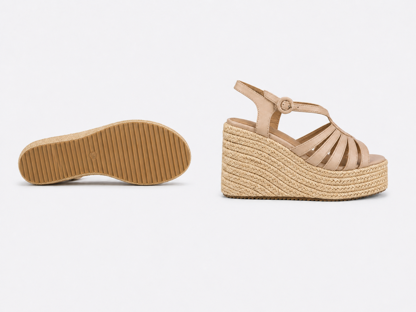 Sandalias de tacón ancho para mujer | Tiras finas con hebilla | Elegantes y cómodas para verano