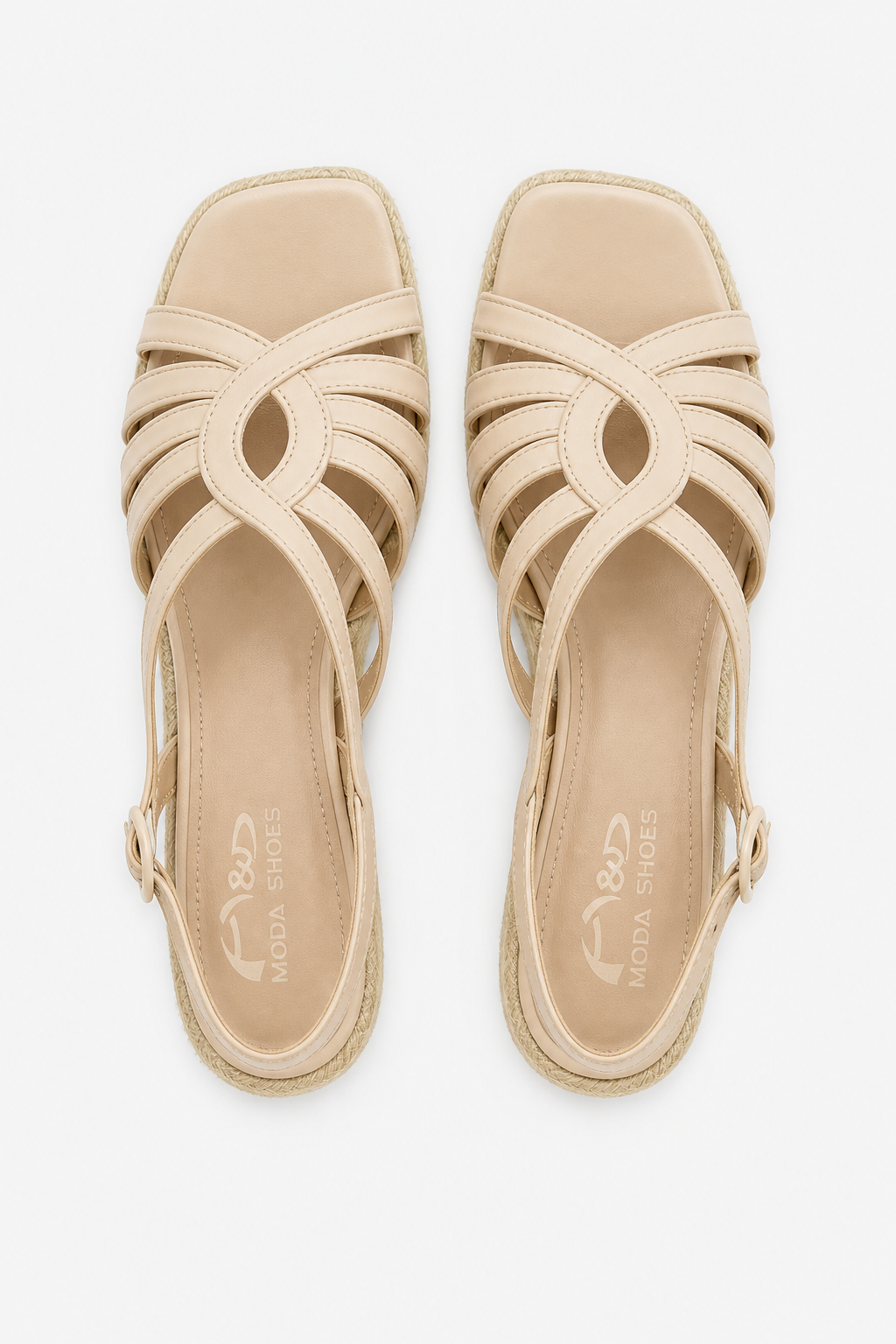Sandalias de tacón ancho para mujer | Tiras finas con hebilla | Elegantes y cómodas para verano
