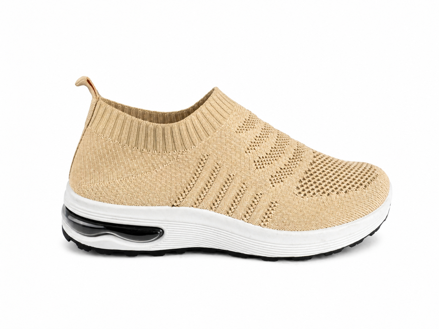 Zapatillas deportivas sin cordones para mujer | Tejido transpirable y suela ligera | Cómodas para caminar y uso diario