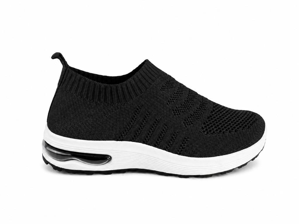 Zapatillas deportivas sin cordones para mujer | Tejido transpirable y suela ligera | Cómodas para caminar y uso diario