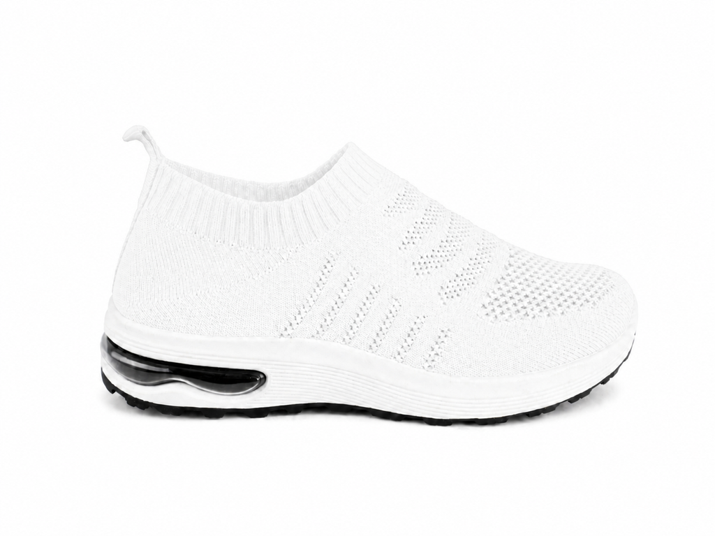 Zapatillas deportivas sin cordones para mujer | Tejido transpirable y suela ligera | Cómodas para caminar y uso diario